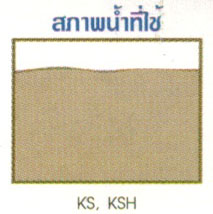 สภาพน้ำที่เหมาะกับการใช้งานปั๊มจุ่ม KS-08 , KS-20 ARWANA อาวานา