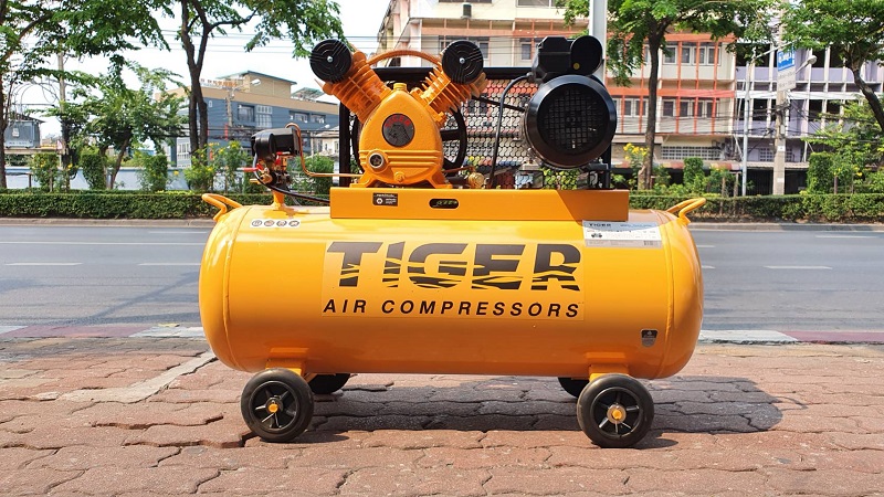 ปั๊มลม TIGER 1 HP มอเตอร์ 2 HP 220V 100L รุ่น TGA21-100M